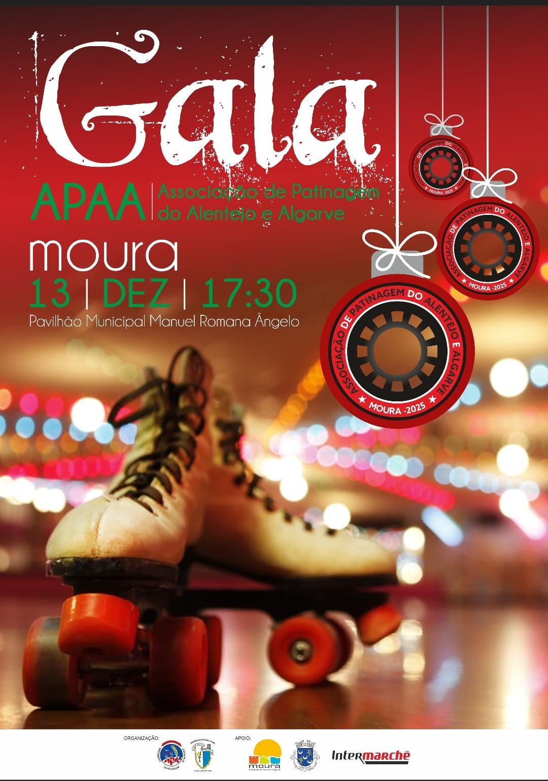 Gala da Patinagem junta atletas do Alentejo e Algarve, em Moura, no próximo dia 13 de dezembro