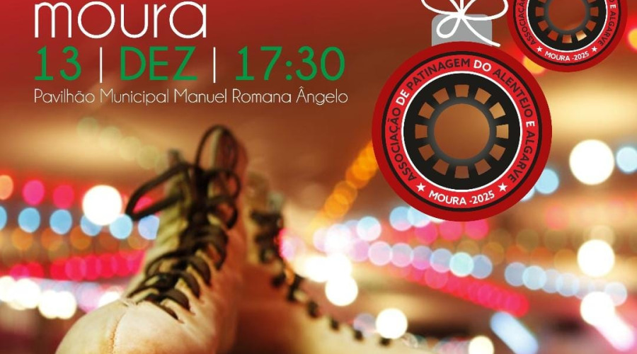 Gala da Patinagem junta atletas do Alentejo e Algarve, em Moura, no próximo dia 13 de dezembro